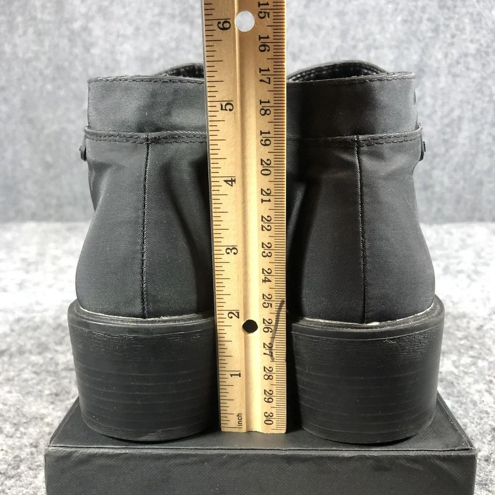 Totes Boots Womens Size 7 Black Piedmont‎ Ankle Block Heel Side Zip Booties